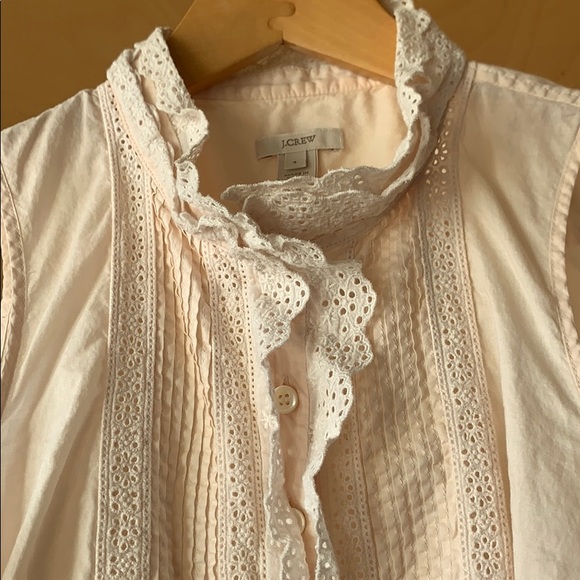 JCrew. Sleeveless eyelet top - Picture 3 of 3